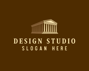 Architecture Greek Parthenon logo