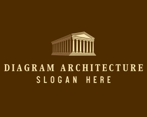 Architecture Greek Parthenon logo