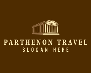 Architecture Greek Parthenon logo