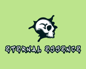 Graffiti Skull Paint logo