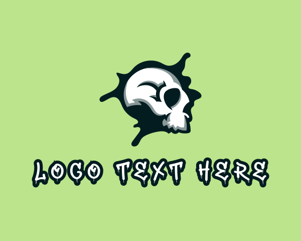 Graffiti Skull Paint logo