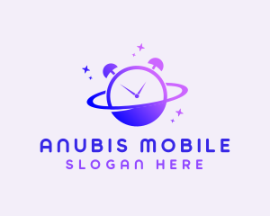 Planet Alarm Clock  logo design