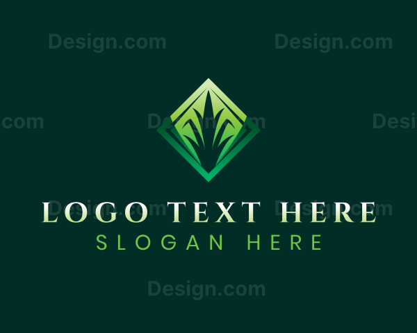 Grass Lawn Gardening Logo