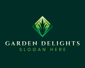 Grass Lawn Gardening logo design