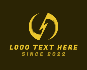 Electric - Circular Bolt Electrical Company logo design