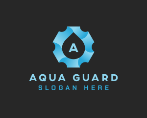 Aqua Gear Water Drop logo design