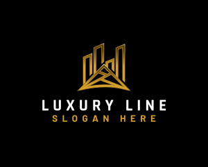 Luxury Building Realty logo design