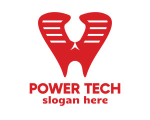 Red Cobra Tooth logo
