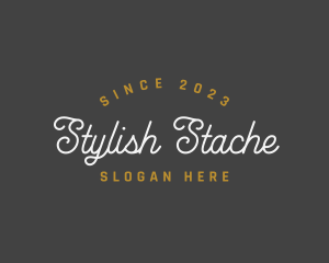 Stylish Cursive Fashion logo design