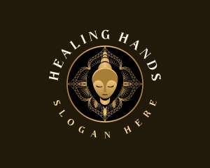 Buddha Spiritual Healing logo design