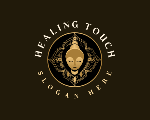 Buddha Spiritual Healing logo design