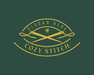 Needle Stitching Tailor logo design