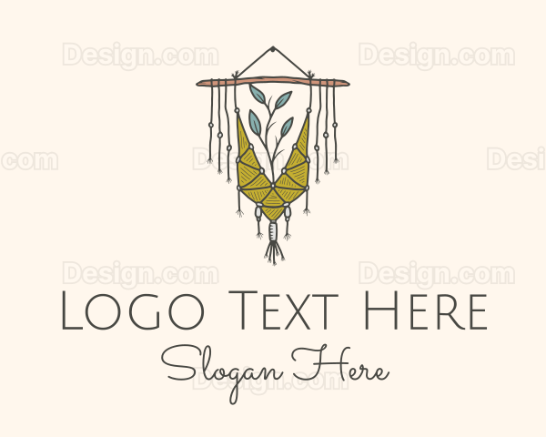 Nature Boho Wall Decoration Logo