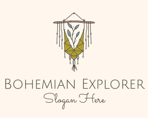 Nature Boho Wall Decoration logo design