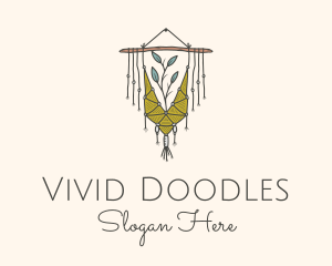 Nature Boho Wall Decoration logo design