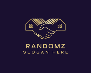 Real Estate Housing Handshake Logo