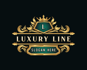 Luxury Crown Crest logo design