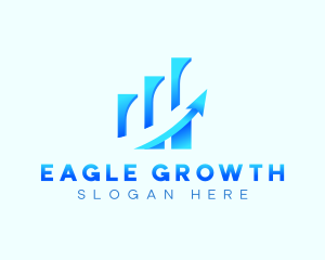 Growth Arrow Report logo design