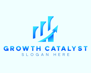 Growth Arrow Report logo design