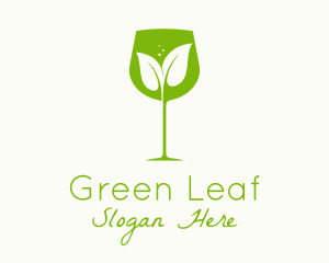Leaf Wine Glass logo
