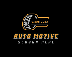 Tires Maintenance Repair  logo design