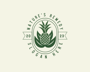 Pineapple Fruit Farm  logo design