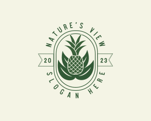 Pineapple Fruit Farm  logo design