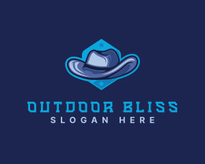 Western Cowboy Hat logo design