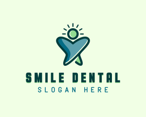 Tooth Dental Human logo