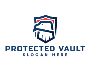 Eagle Bird Shield logo design