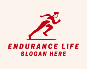 Sprint Runner Athlete  logo