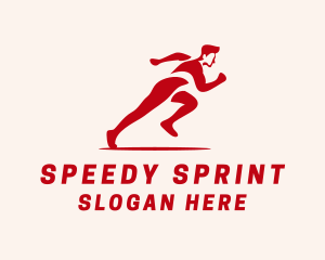 Sprint Runner Athlete  logo