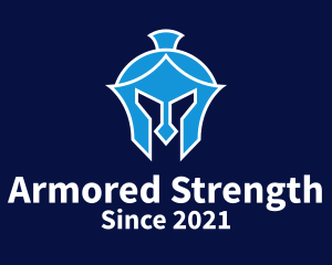 Blue Knight Helmet  logo