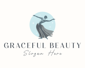 Dancing Performer Lady logo