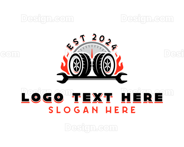 Auto Tire Maintenance Logo