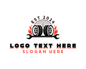 Tire - Auto Tire Maintenance logo design