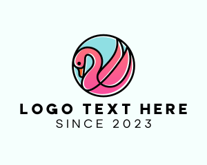 Swan Flamingo Aviary logo