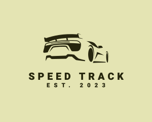  Sports Car Speed Racing logo design