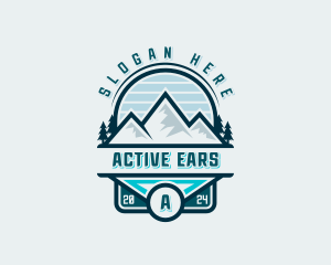 Summit Mountain Hiking logo design