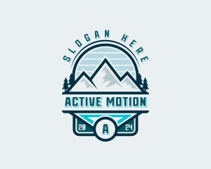 Summit Mountain Hiking logo design