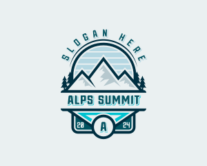 Summit Mountain Hiking logo design