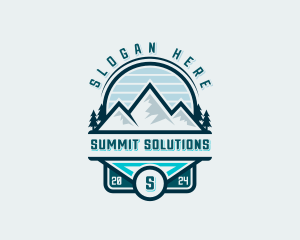 Summit Mountain Hiking logo design