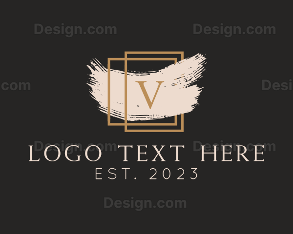 Luxury Paint Letter V Logo