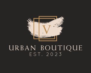 Luxury Paint Letter V logo
