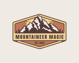 Outdoor Mountain Trekking logo design