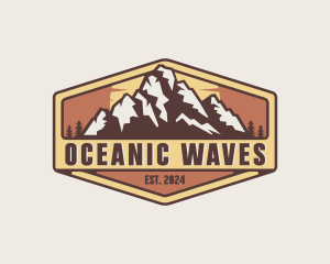 Outdoor Mountain Trekking logo design