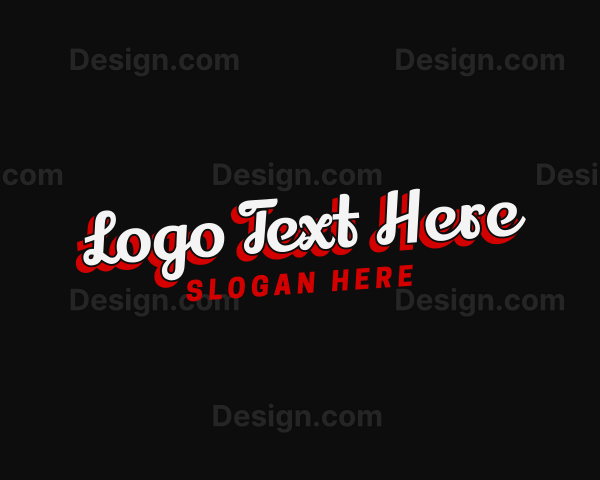 Retro Funky Business Logo