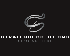 Elegant Agency Letter S logo design