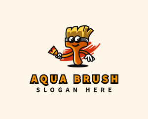 Paint Brush Tool logo design