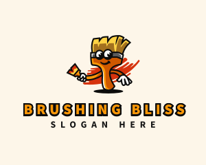 Paint Brush Tool logo design